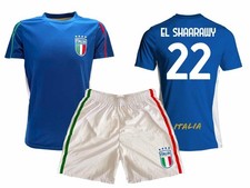 MAGLIA PANTALONE KIT Calcio ITALIA  UFFICIALE EL SHAARAWY N 22 BIMBO 2025-26
