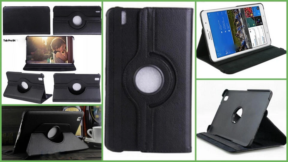 360° Case Flip Tasche Smart Hülle Etui für Samsung Galaxy Tab Pro 8.4 T320 T325 - Bild 4 von 4