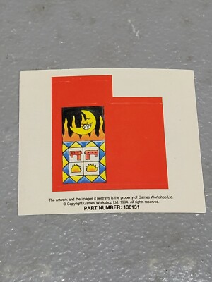 BAGE TRANSFERS TRANSFER SHEET WARHAMMER 40K SPACE ORKS BANNER STICK #136131