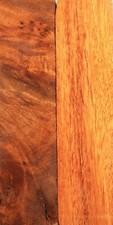 Knife Scales/Pistol Grips Flame Maple  Burma Rosewood Handles 6"x3.2"x0.4"