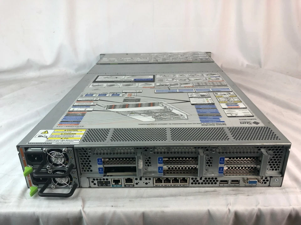 ORACLE Sun Fire X4275 NO CPU, NO RAM, NO HDD, Base 541-2542 W/ TRAYS, 2X PSU - Image 3 of 4