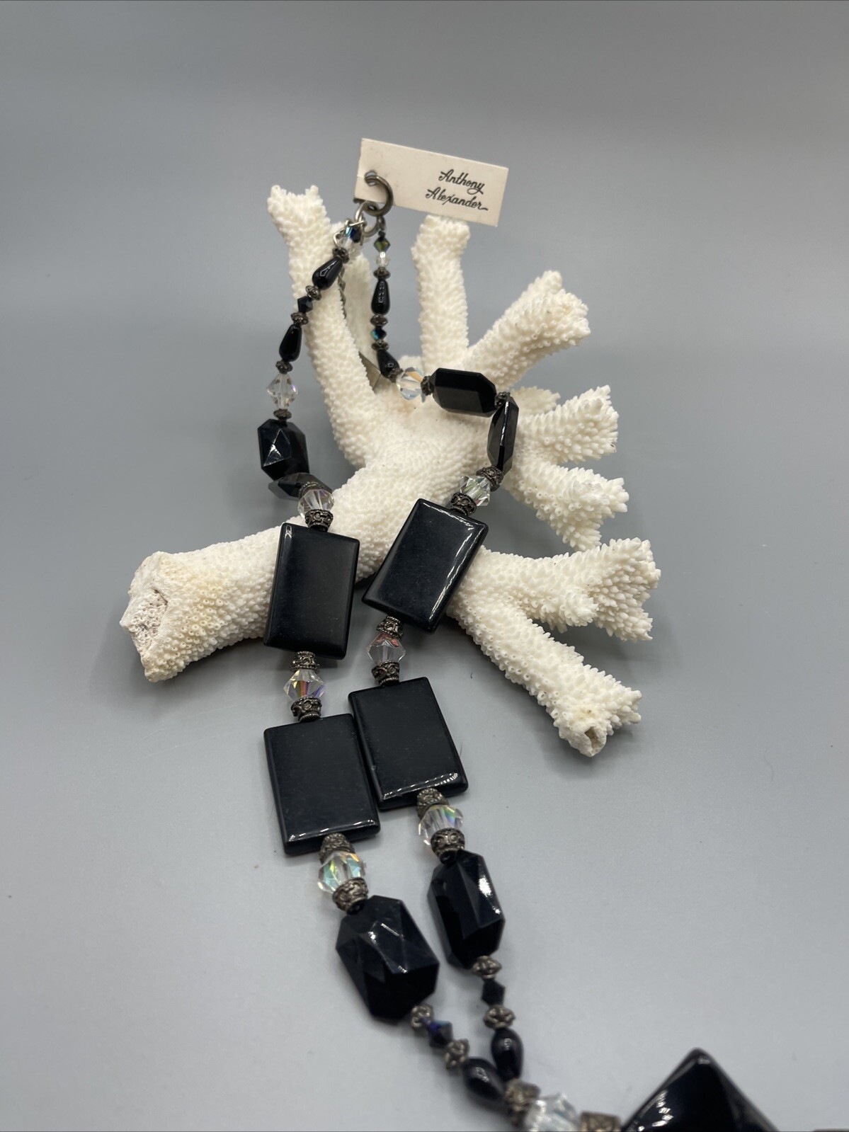 Signed Anthony Alexander Statement Long Necklace … - image 6