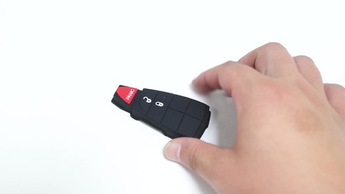 For 2008 2009 2010 Jeep Grand Cherokee Smart Remote Key Fob Rubber Pad Only 3B - Video 1 of 1