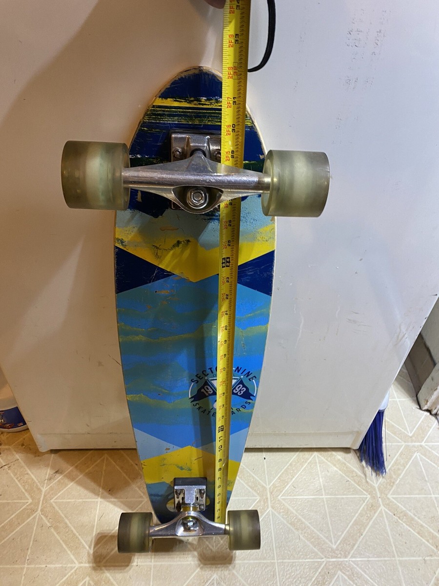 Rare Complete Sector Nine 9 Fiberglass Resin Epoxy Skateboard