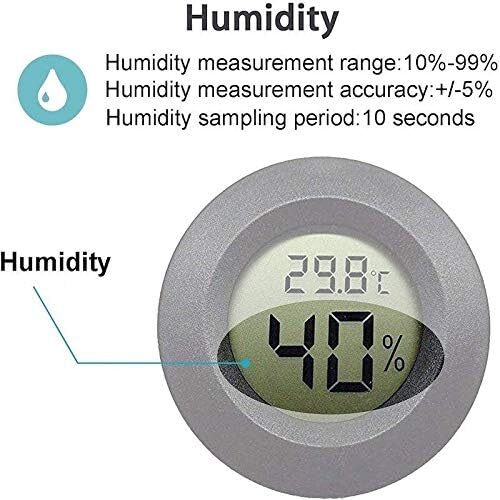 Temperatur Digital Luftfeuchtigkeitsmessgerät Sensor Thermometer Hygrometer Raummessgerät LCD - Bild 23 von 52