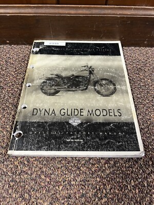 Genuine 1999 Harley Davidson Dyna Wide Glide Motorcycle Repair Service Manual