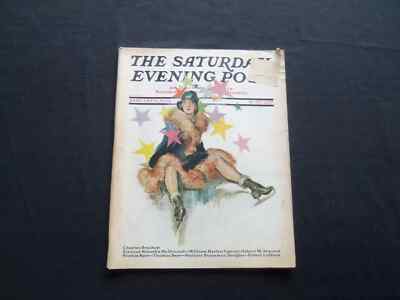 1930 JANUARY 11 THE SATURDAY EVENING POST MAGAZINE - ILLUSTRATED COVER -SP 1365
