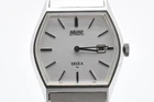 【NEAR MINT】 SEIKO 2415-7040 Delika Manual Winding Vintage Silver Unisex Japan