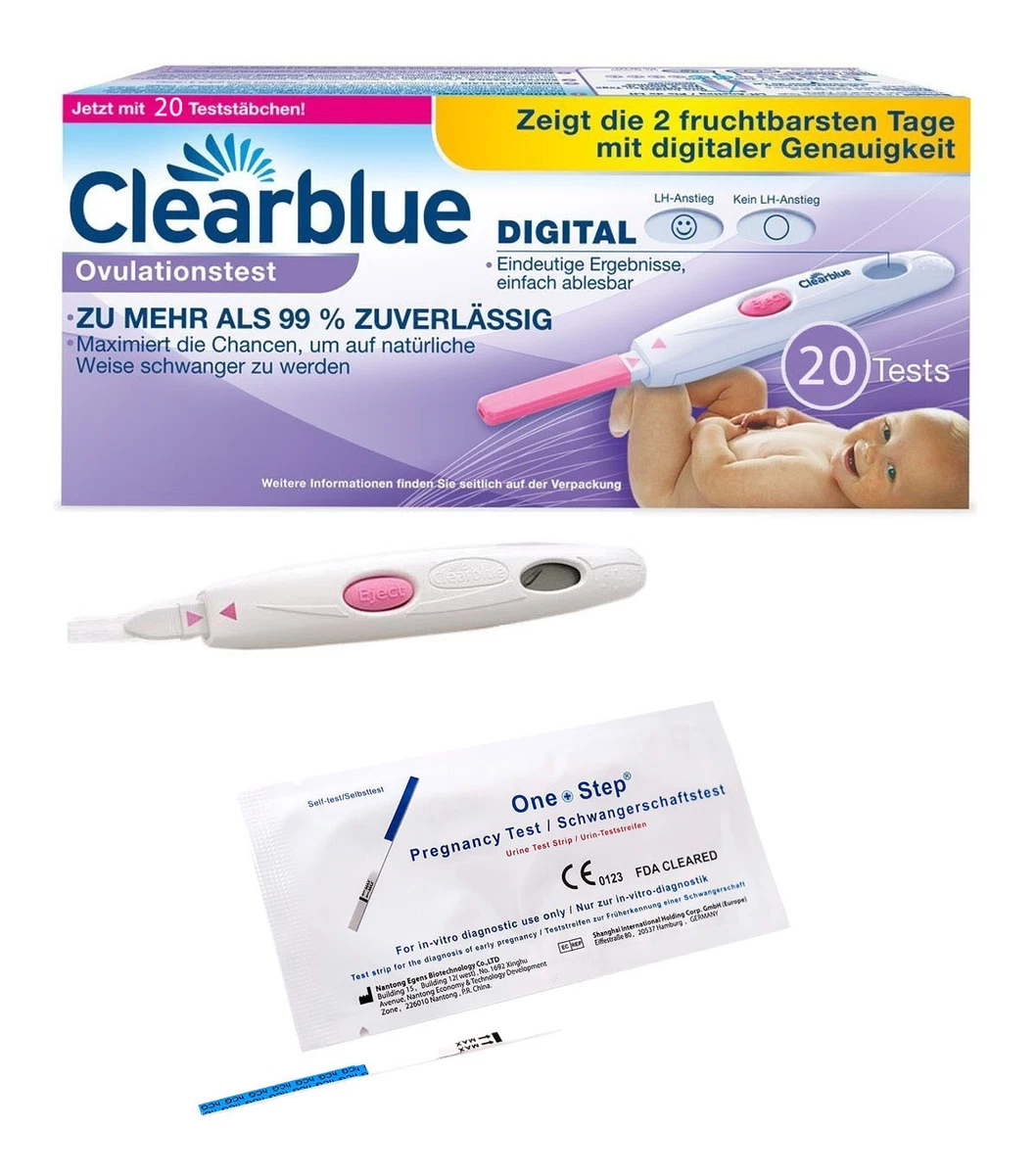 David One 25 x Ovulationstest Streifen 0-80 miu/ml mit LH Wert Anzeig David One 25 x Ovulationstest Streifen 0-80 miu/ml mit LH Wert Anzeig