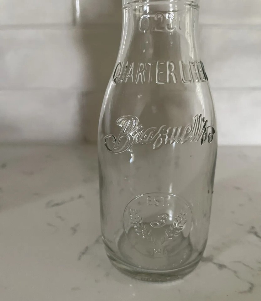 Braswell's Est. 1946 0.25L Quarter Liter Clear Glass Jar Bottle No Lid