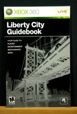 LIBERTY CITY GUIDEBOOK  Microsoft XBOX 360 Manual Only NO GAME Authentic