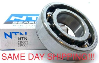 NTN 6205 C3 DEEP GROOVE BALL BEARING OPEN TYPE, NO SEALS 25x52x15 mm