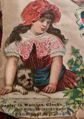 Vintage Original Victorian Scrap Book Dye-cuts Large Lot Adv. Assortment - Picture 19 of 22