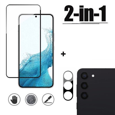 Panzerfolie aus Echtglas für Display + Kamera Schutzglas für Samsung Galaxy S24