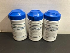 Fisherbrand Premoistened Clean-Wipes 06-665-23 Lot Of 3