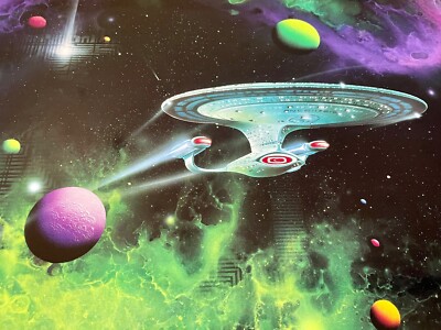 Michael David Ward Signed Lithograph Star Trek 