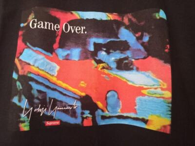 【コラボ】Supreme × ヨウジヤマモト GAME OVER Tシャツ Supreme Yohji Yamamoto Game Over Tee Black L Box Logo | eBay