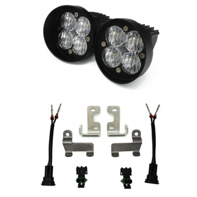 Baja Designs Wide Cornering Fog Pocket Kit Squadron Sport Clear for 2012+ Rav4