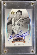 Bill Russell 2007 Press Pass Legends On-Card Auto Autograph with COA