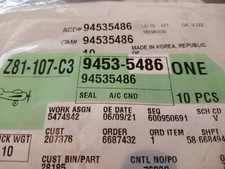 GM/ACDelco OEM Air Conditioner Condenser Line O-ring 94535487  NIP (10 pieces