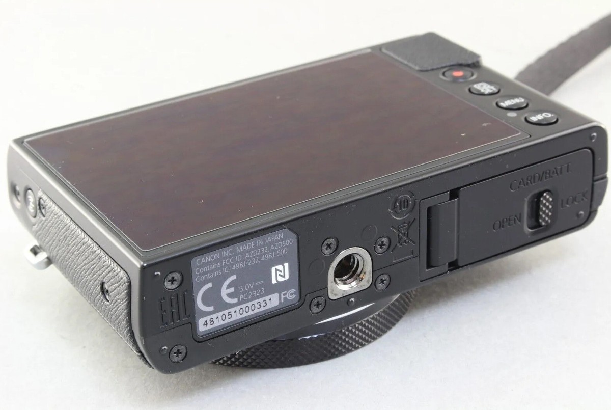 Canon PowerShot power shot G9 X G9X Mark II 2 black digital