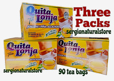 3 Boxes Te Quita Lonja Tea Jegibre + Piña 90 Bags Accion Xtreme! 100% Efectivo