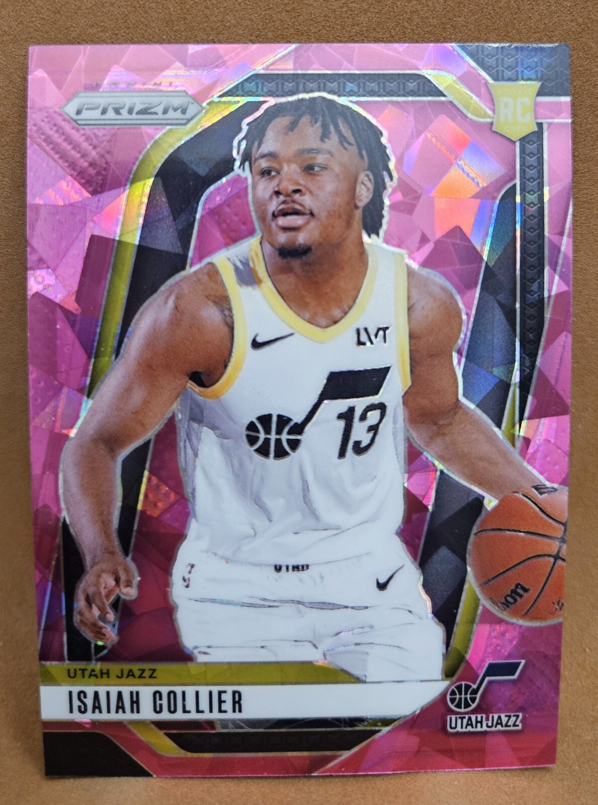 2024-25 Panini Prizm - Isaiah Collier #227 Pink Ice Prizm (RC)