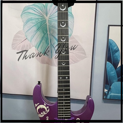 Purple 6 Strings Kirk Hammett Ouija Electric Guitar Basswood Body Maple Neck🔥 - Picture 5 of 7