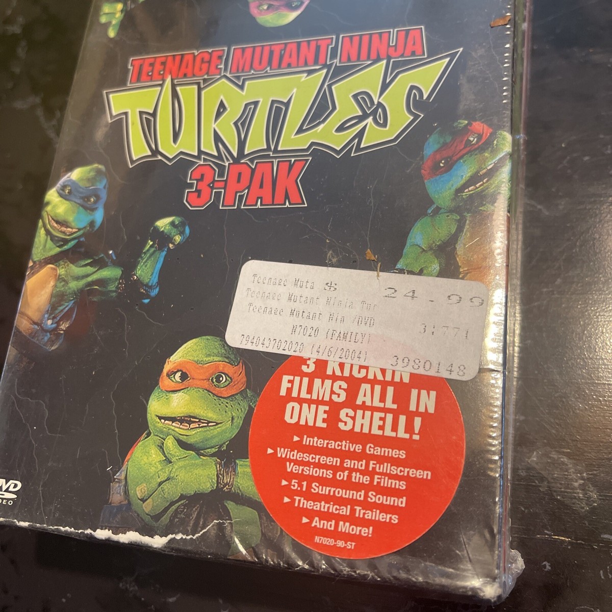 Teenage Mutant Ninja Turtles Three Pak 3 DVD Box Set Mutant Ninja