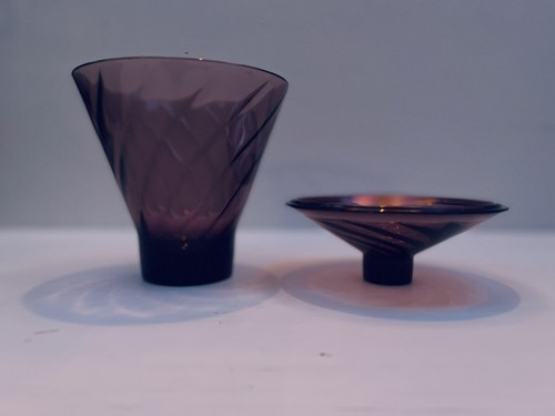Vintage Hazel Atlas Amethyst Moroccan Candy Has - Picture 6 of 6