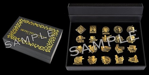 Detective Conan Movie Pin Badge 20th Anniversary Novelty 1997-2016 2017 USED - Picture 2 of 9