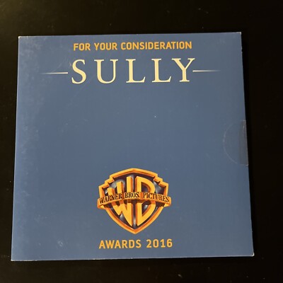 Sully DVD For Your Consideration FYC Screener 2016 Sealed!  Tom Hanks Eastwood