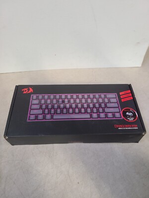 RedragonBorn Wired 61 Key Mechancal Keyboard Brown K630 SEALED