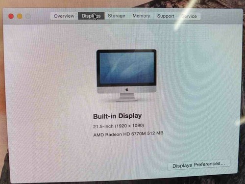 Apple MC309LL/A 21.5" iMac Computer Core i5 2.7 GHz 4GB RAM 1TB HD Mid-2011 - Picture 7 of 10