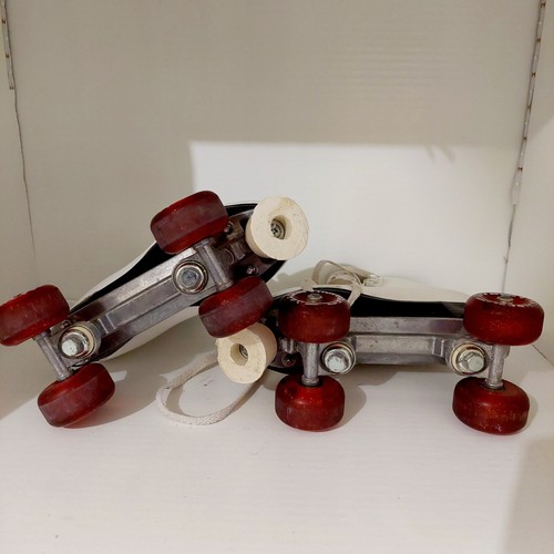 Starfire Roller Skates White Leather Size 38 Retro - Picture 9 of 16