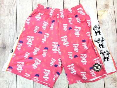 Flow Society Shorts MEDIUM Gorilla Lacrosse Pockets Pink