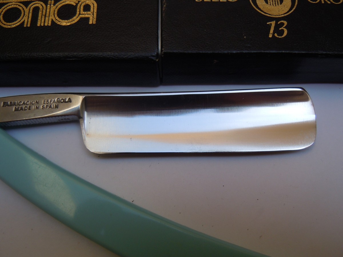 Vintage Filarmonica 13 Doble Temple straight razor no shave ready
