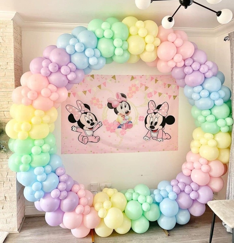 JULIES Pastel Balloons Latex Party Balloons 100PACK 12 in Round Helium