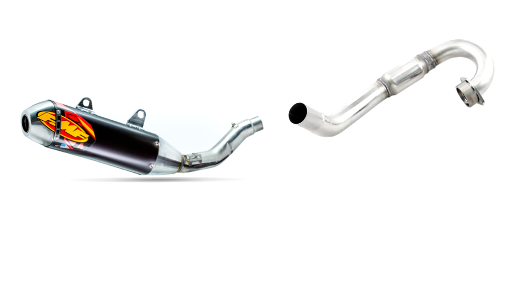 FMF Powercore4 Full Exhaust w/PowerBomb Header Pipe Yamaha