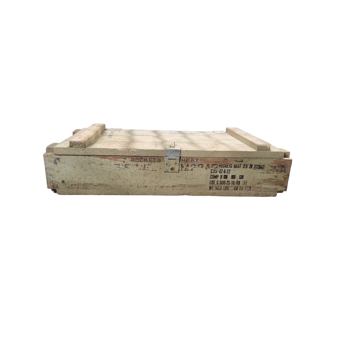 M28A2 Crate Used for Storage of High-Explosive-Anti-Tank