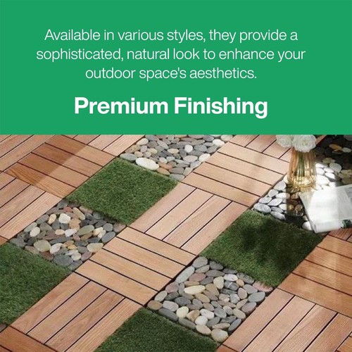 Interlocking Floor Tile - Indoor & Outdoor Tile - Artificial Grass - Natural - Picture 6 of 9