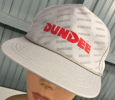 Dundee All Over Print VTG Snapback Baseball Cap Hat 