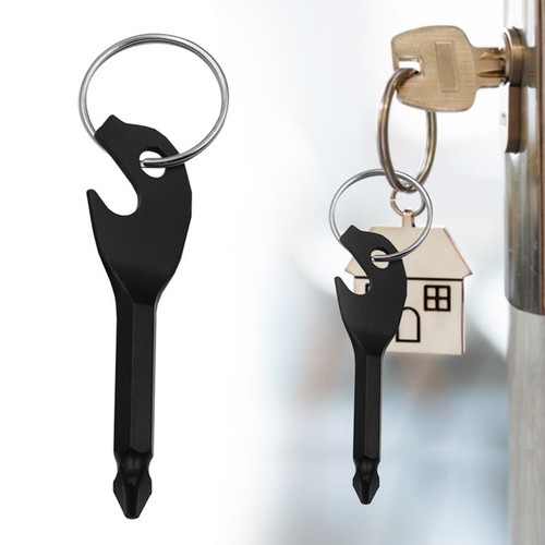 Keychain Design Multifunction Screwdriver Bottle Opener Key Chain