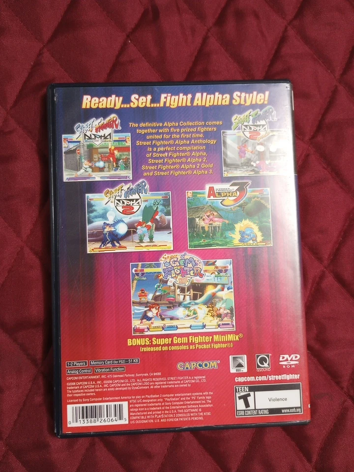 Street Fighter: Alpha - Anthology | Sony PlayStation 2  - Image 2 of 3