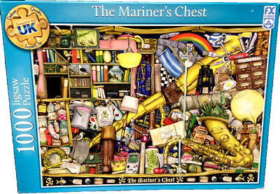 FX Schmid 1000 pc: The Mariner's Chest Colin Thompson 2014 Jigsaw puzzle Rare