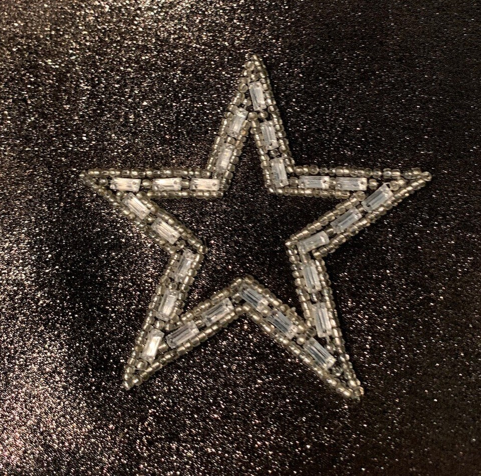 Mint velvet Gunmetal Beaded Star Pouch Clutch Bag BNWT eBay