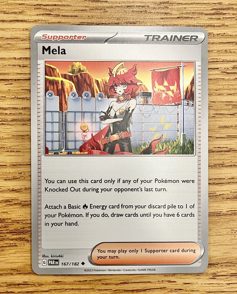 mela pokemon card New Supporter / / Card Text Card Sleeves - Mela (64-Pack)