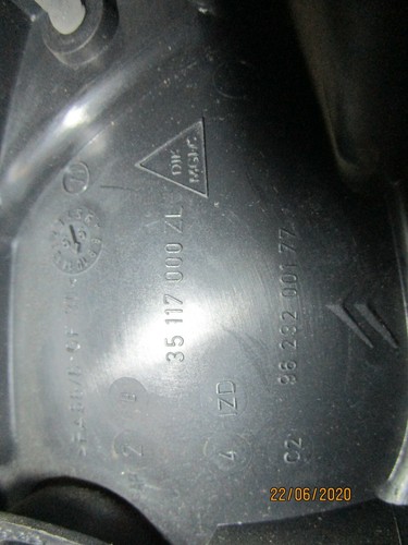 MANETA INTERIOR DELANTERA IZQUIERDA CITROEN XSARA REFERENCIA 9623200177 - Imagen 3 de 3