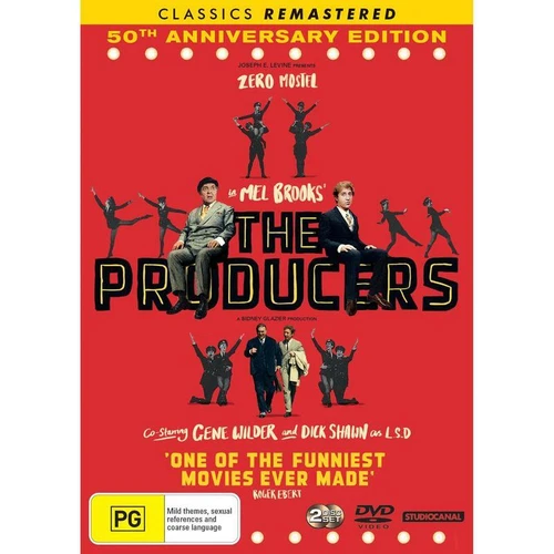 The Producers - 50th Anniversary Edition - Remastered DVD : NEW