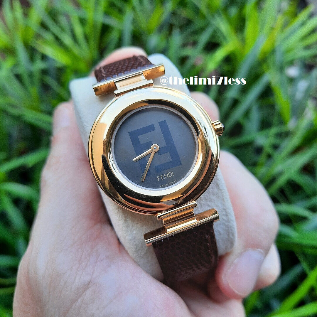 Fendi 320 G swiss made gold tone watch with original box in Fendi 320 G swiss made gold tone watch with original box in